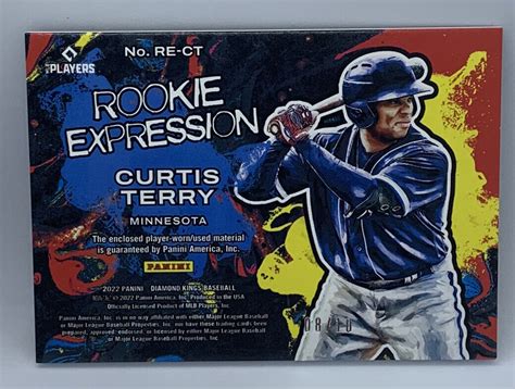 Panini Diamond Kings Curtis Terry Twins Rookie Expression Rc Ssp