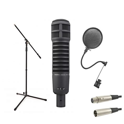 Electro Voice RE20 Dynamic Microphone Recording Pack Black At Gear4music