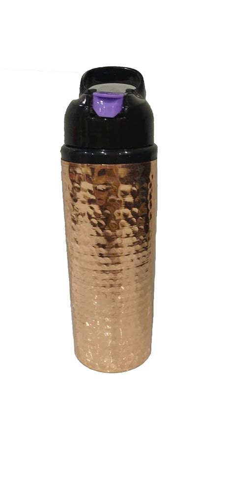 Sarvsiddhi Copper Hammered Sipper Water Bottle Brown Ml Amazon