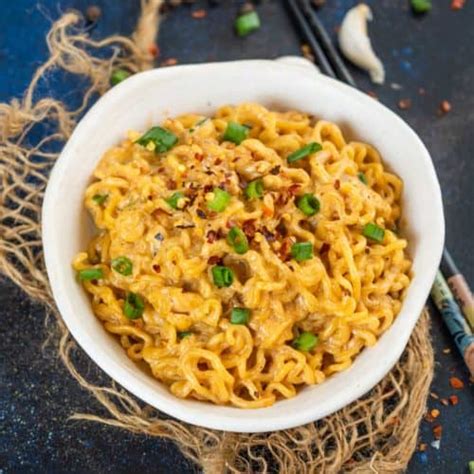 Instant Cheesy Cheese Ramen Noodles Recipe + Video