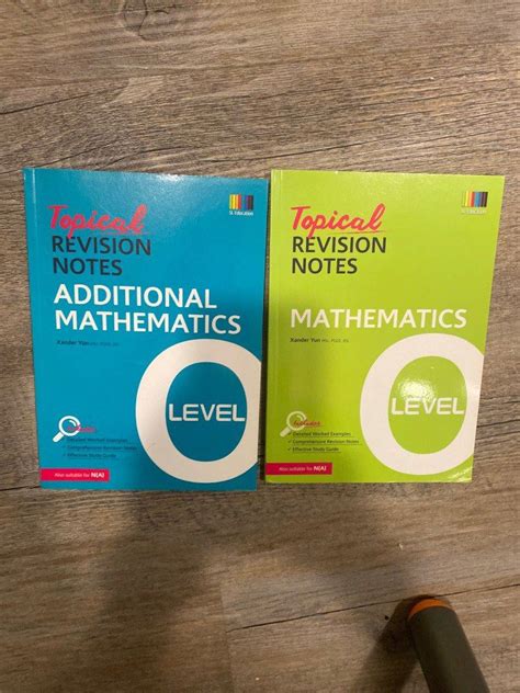 O Level Topical Revision Notes Additional Maths A Math And E Math