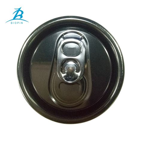 Sot Mm Aluminum Full Black Lid For Easy Open Beverage Can End