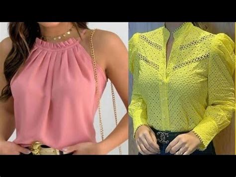 Hermosas Blusas De Moda Mujer 2023 Beautiful Top Design For Girls 2023