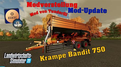 LS 22 Modvorstellung Modpack Updat Krampe Bandit 750 Von Thunder01