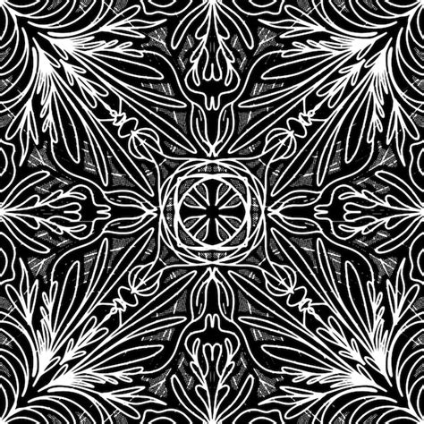 Premium Vector Abstract Geometry Pattern Line Floral Background Design