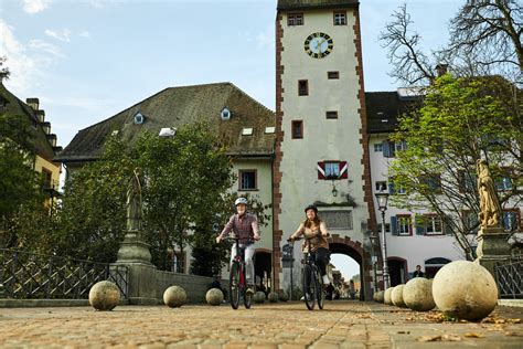 Stadt Wald Fluss Radtouren Stadt Waldshut Tiengen