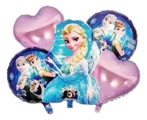 Frozen Globos Frozen Pack Globos Metalizados Pack Unidades Mercadolibre