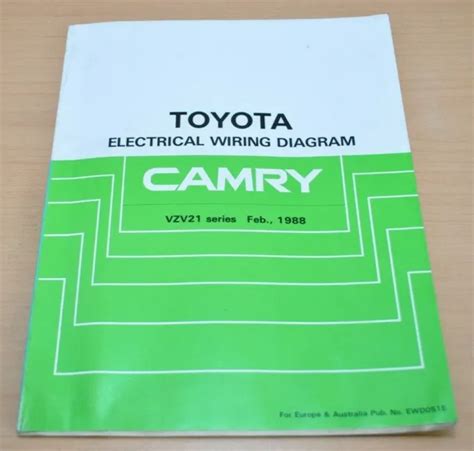 TOYOTA CAMRY ELEKTRIK Schaltpläne 1988 Electrical Wiring Diagram Strom