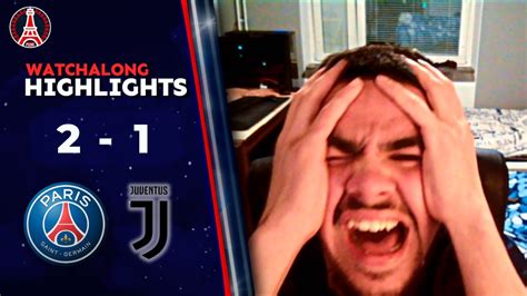 Psg Juventus Champiosn League Goal Reactions Youtube