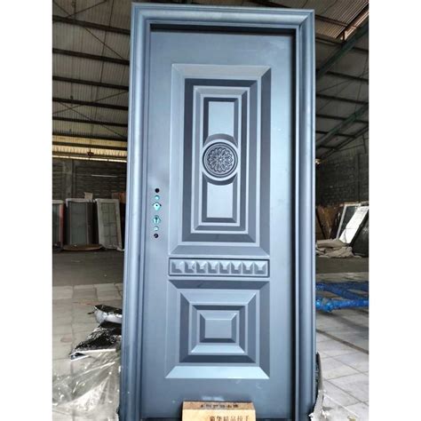 Jual Inovasi Kontruksi Luxury Single Pan Pintu Baja Single Lengkap