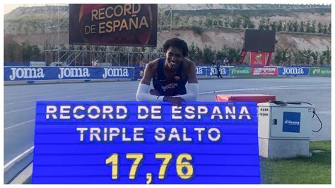 Atletismo Jordan Díaz establece otro récord español en triple de talla