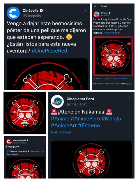 Los Mugiwara (One Piece) - #OnePiece FILM RED, próximamente en