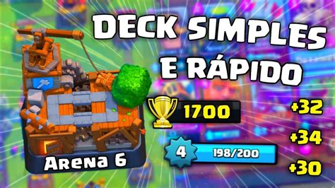 Melhor Deck Para Chegar Na Arena Do Clash Royale Deck R Pido Youtube