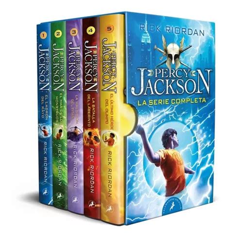 Saga Completa Percy Jackson 5 Libros De Rick Riordan Editorial