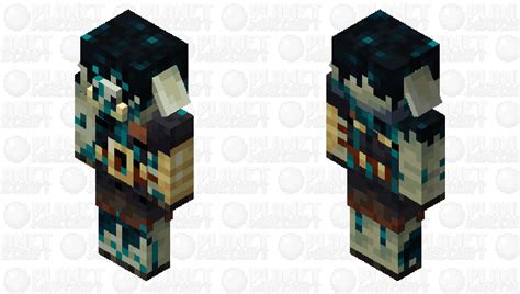 Piglin Brute Sculk Minecraft Mob Skin