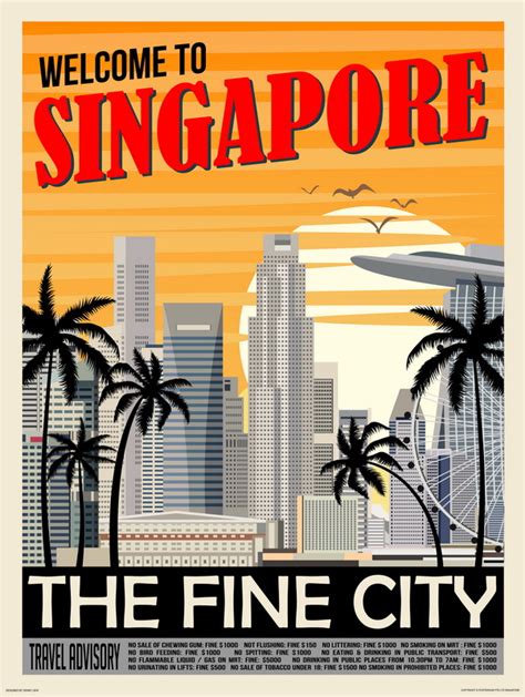 Art Prints Art Prints 30x40cm Singapore Singapore Vintage