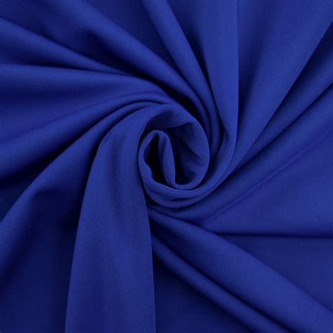 Tissu Jersey Technique Sport Uni Bleu Royal Tissus Hemmers