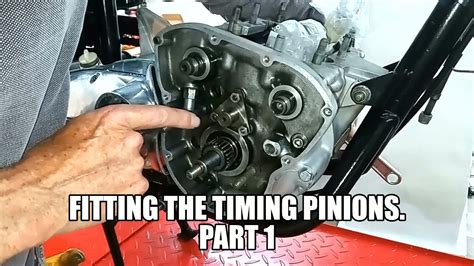 Triumph Trident T160 Rebuild Part 50 Fitting The Timing Pinions Part