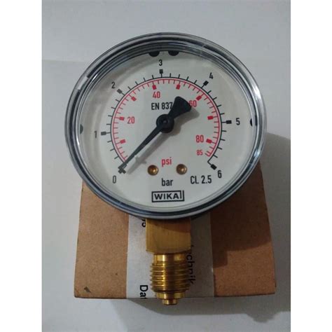 Jual Alat Ukur Wika Pressure Gauge Inch Bar Shopee Indonesia