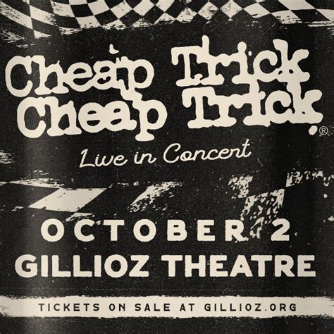 An Evening with Cheap Trick - Fall 2023 Headlining Tour - It's All ...