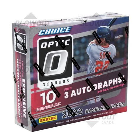 2022 Panini Donruss Optic Choice Baseball Box