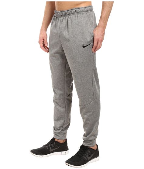 Lyst Nike Therma Tapered Training Pant Carbon Heather Black Mens