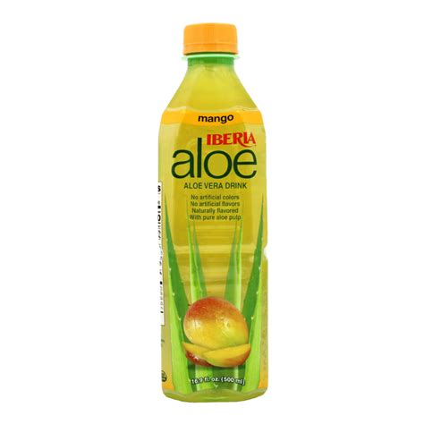 Iberia Aloe Vera Drink With Pure Aloe Pulp Strawberry Fl Oz