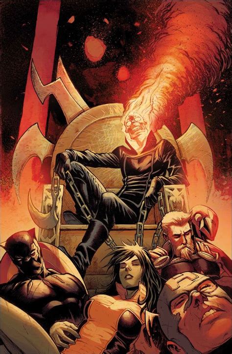 Get Ready For Hot Ghost Rider On Ghost Rider Action With Avengers 22 Arte Del Personaggio