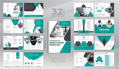 Conception De Brochures D Entreprise Moderne De Pages Vecteur Premium