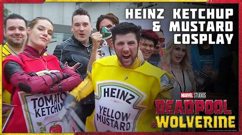 Heinz Ketchup And Mustard Hit The Carpet At The Deadpool And Wolverine