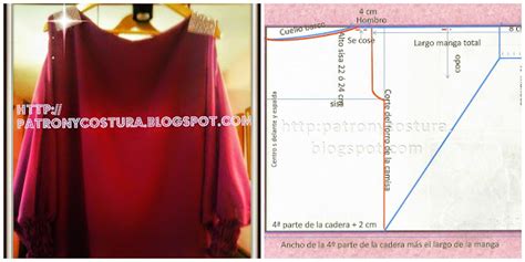 Blusa manga murciélago con costura en el hombro DIY cosemos juntas