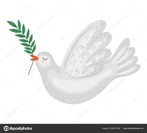 Peace Dove Design Olive Branch Stock Vector Image By ©grgroupstock