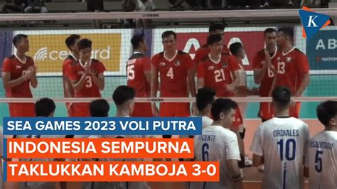 Hasil Voli Putra Sea Games Indonesia Sempurna Permalukan Tuan