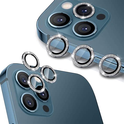 Wsken For Iphone 12 Pro Max 6 7 Inch Camera Lens Protector Glitter