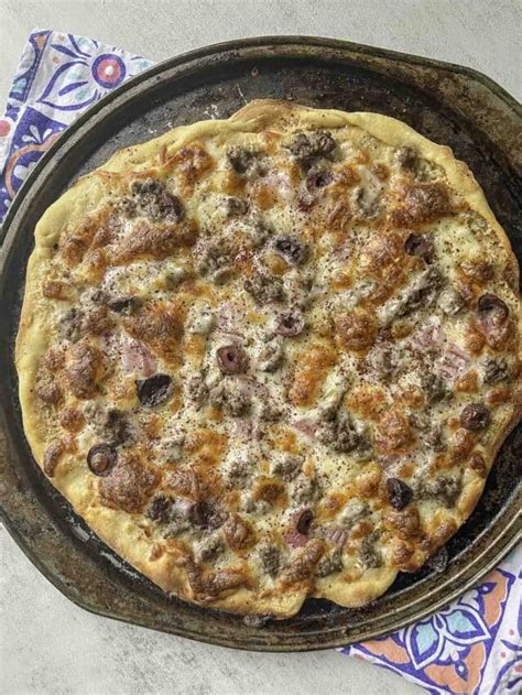 Easy Homemade Kebab Pizza | Hilda's Kitchen Blog