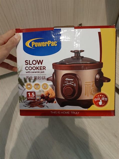 Powerpac Slow Cooker Tv And Home Appliances Kitchen Appliances Cookers On Carousell