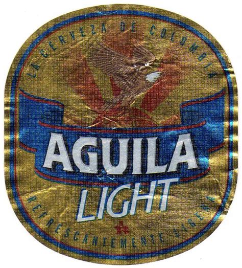 Etiquetas De Cervezas Y Maltas Colombianas Aguila Light