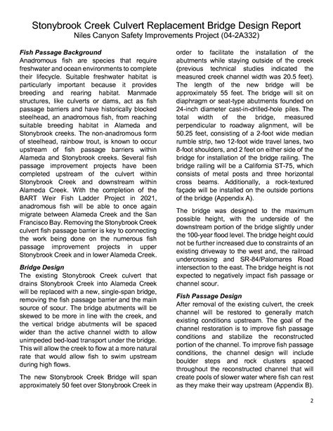 SOLUTION Caltrans Stonybrook Bridge Design Report 5 5 21 Studypool