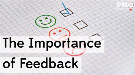 The Importance Of Feedback Pmo Learning