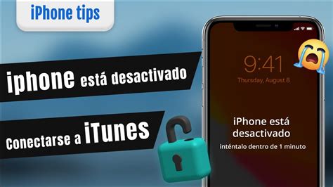 3 Soluciones iPhone está desactivado conectarse a iTunes YouTube