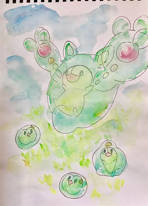 ランクルス達の日向ぼっこ ポケモンキッズイラストコンテスト テーマは「キミとポケモンの出会い」！ 投稿一覧 ポケモンキッズイラスト