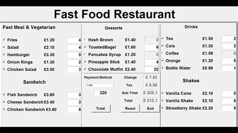 How To Create A GUI Fast Food Restaurant System In Python Tutorial 1 Of