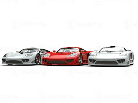 Red and white modern supers sports cars 31196876 Stock Photo at Vecteezy