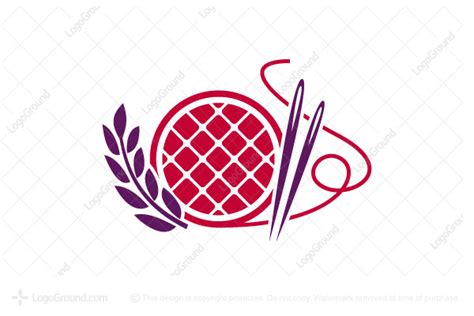 Thread Fabric Weaving Logo