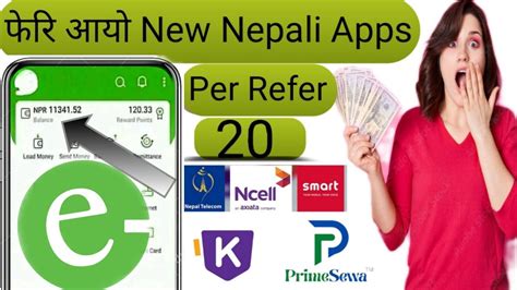 Primesewa App Refer And Earn Per Refer 20 New Nepali Esewa