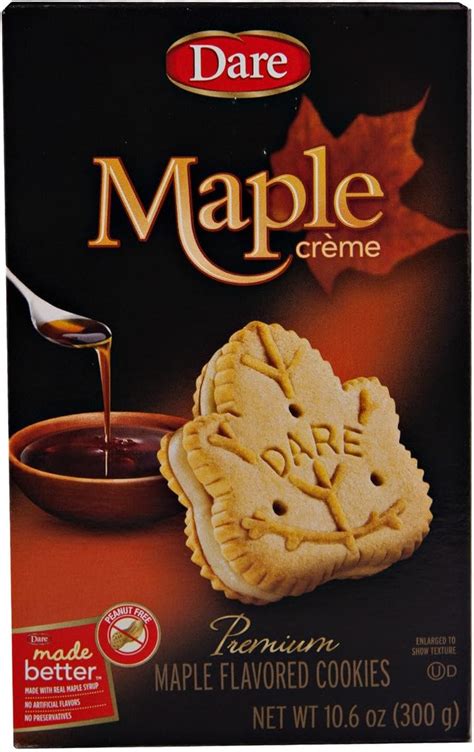 Amazon Dare Foods Maple Leaf Creme Cookies 3 10 6 Ounce Boxes