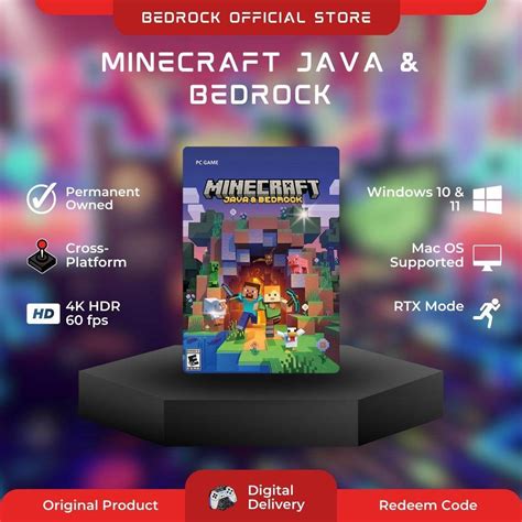 Minecraft Java and Bedrock - OEM Gift Card | Lazada