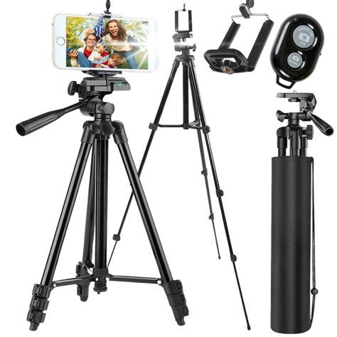 Statyw W Tripod Pilot Uchwyt Na Telefon Cm Selfie Bluetooth Stojak