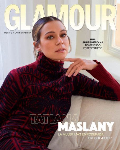 Tatiana Maslany Glamour Magazine August 2022 Cover Photo Mexico