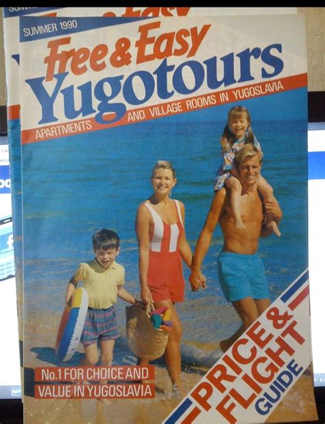 Yugotours Brochure S Vintage Holiday Destination Travel Ads